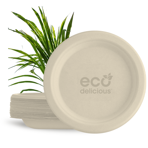 Eco-friendly Sugarcane Bagasse Plates