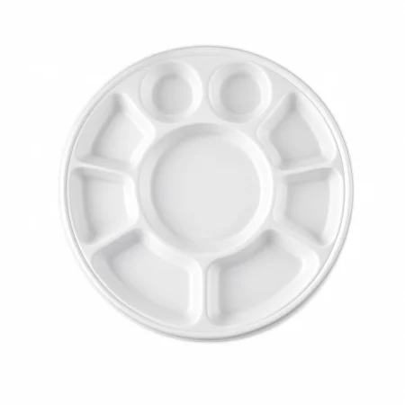 9CP Bagasse Meal Tray